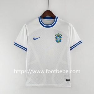 Maillot de foot Brésil Coupe du monde 2022 exterieur Blanc