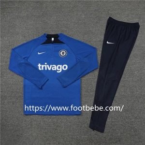 Survêtement Chelsea 2022 2023 pas cher bleu