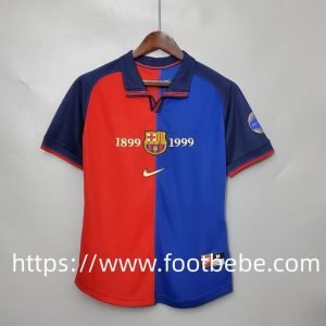 Maillot Barcelone 100e anniversaire domicile bleu rouge
