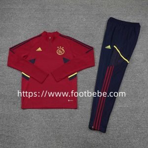 Survêtement Ajax 2022 2023 Homme pas cher rouge