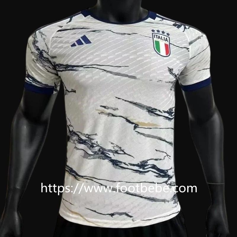 Maillot de foot Match Italie 2023 exterieur Blanc