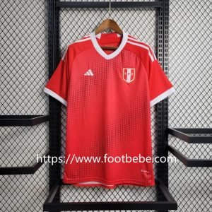 Maillot de foot Pérou 2023 exterieur rouge_1