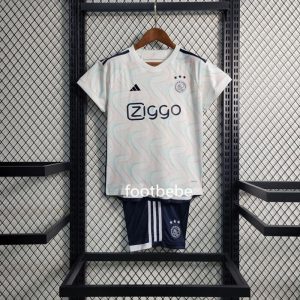 Maillot Ajax Enfant 2023 2024 exterieur Blanc