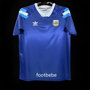 Maillot Argentine vintage 1991 1993 bleu exterieur