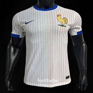 Maillot Match France Euro 2024 exterieur Blanc