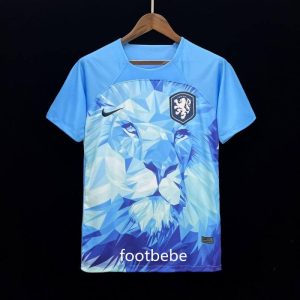 Maillot Pays Bas 2024 lion bleu