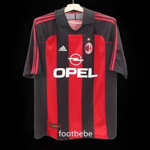 Maillot AC Milan Vintage 2000 2001 domicile