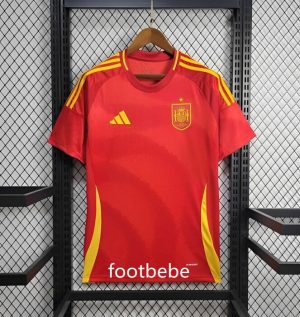 Maillot Espagne Euro 2024 domicile rouge_3