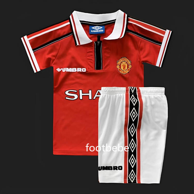 Maillot Manchester United Enfant Vintage 1998 1999 domicile