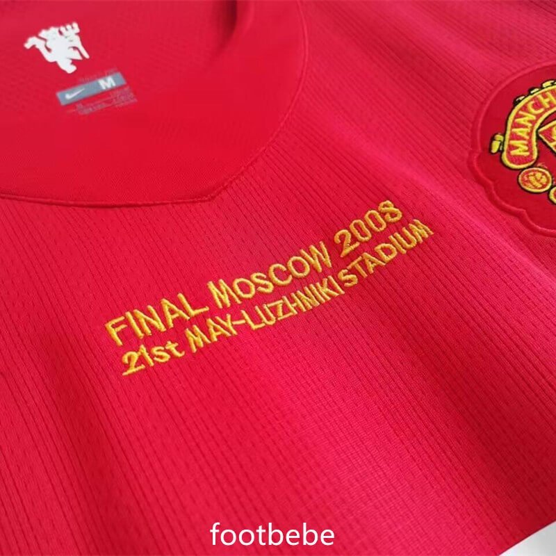 Maillot Manchester United Enfant Vintage 2007 2008 domicile_3