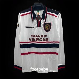 Maillot Manchester United Vintage 1997 1998 third manches longues