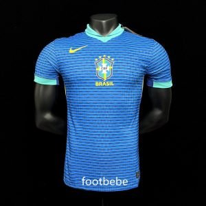 Maillot Match Bresil 2024 2025 exterieur bleu