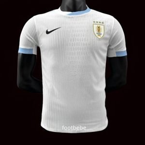 Maillot Match Uruguay 2024 2025 exterieur Blanc_3