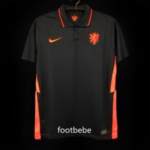 Maillot Pays Bas Vintage 2020 exterieur noir