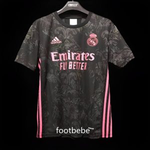 Maillot Real Madrid Vintage 2020 2021 Third noir