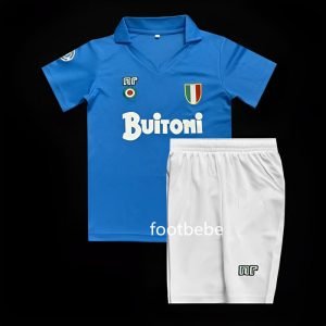 Maillot Vintage Naples Enfant 1987 1988 domicile
