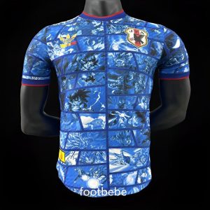 Maillot Match Japon 2024 Dragon Ball Wukong bleu