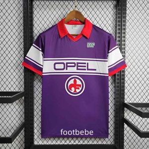 Maillot Fiorentina vintage 1984 1985 domicile Violet