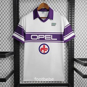 Maillot Fiorentina vintage 1984 1985 exterieur blanc