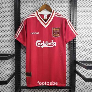 Maillot Liverpool Vintage 1995 1996 domicile rouge