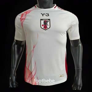 Maillot Match Japon Y3 2024 exterieur blanc