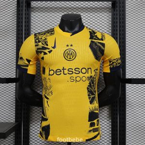 Maillot Match Inter Milan 2024 2025 Third jaune_6