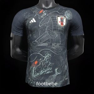 Maillot Match Japon 2024 Dragon et Samouraï noir