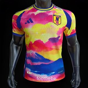 Maillot Match Japon 2024 rose jaune bleu édition spéciale