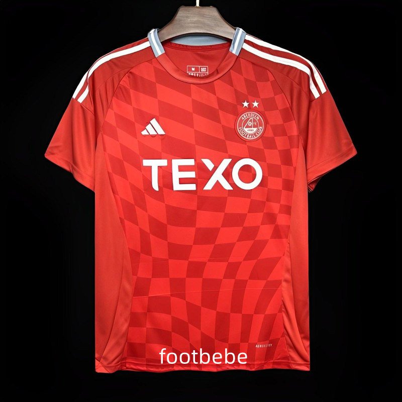 Maillot de foot Aberdeen FC 2024 2025 domicile rouge