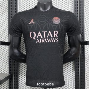 Maillot Match PSG Jordan 2024 2025 entraînement noir