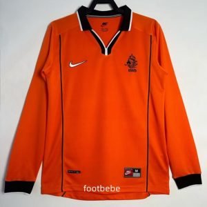 Maillot Pays Bas Vintage 1998 domicile manches longues