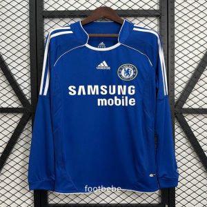 Maillot Vintage Chelsea 2006 2007 domicile manches longues_3