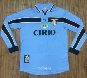 Maillot Vintage Lazio 1998 domicile manches longues