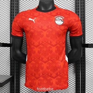 Maillot Match Egypte 2024 2025 domicile rouge_5