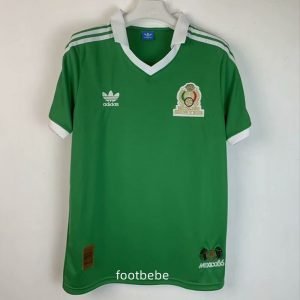 Maillot Mexique Vintage 1986 domicile vert