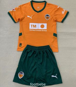 Maillot Valencia Enfant 2024 2025 Third orange