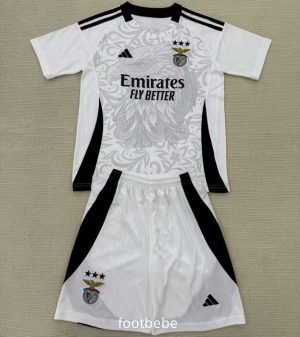 Maillot Benfica Enfant 2025 Blanc
