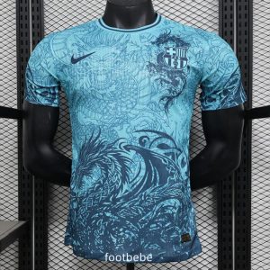 Maillot Match Barcelone 2025 2026 dragon bleu