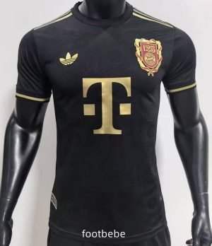 Maillot Match Bayern Munich 2025 125 ans noir
