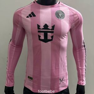 Maillot Match Inter Miami 2025 2026 domicile Manches longues