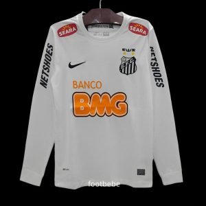Maillot Santos vintage 2011 2012 domicile Manches longues