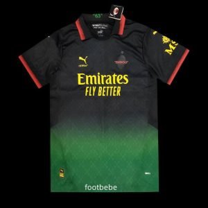 Maillot AC Milan OFFWHITE 2025 2026 noir édition spéciale