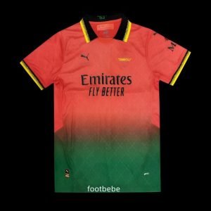 Maillot AC Milan OFFWHITE 2025 2026 rouge édition spéciale