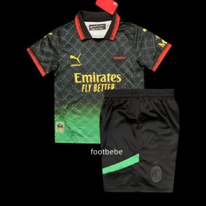 Maillot AC Milan OFFWHITE Enfant 2025 2026 noir