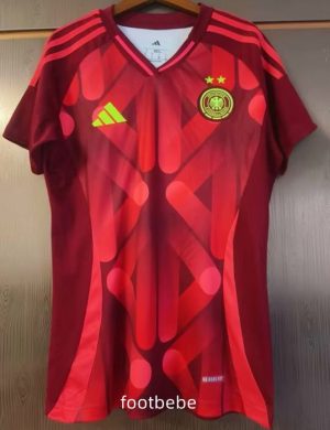Maillot Allemagne Femme 2025 exterieur rouge