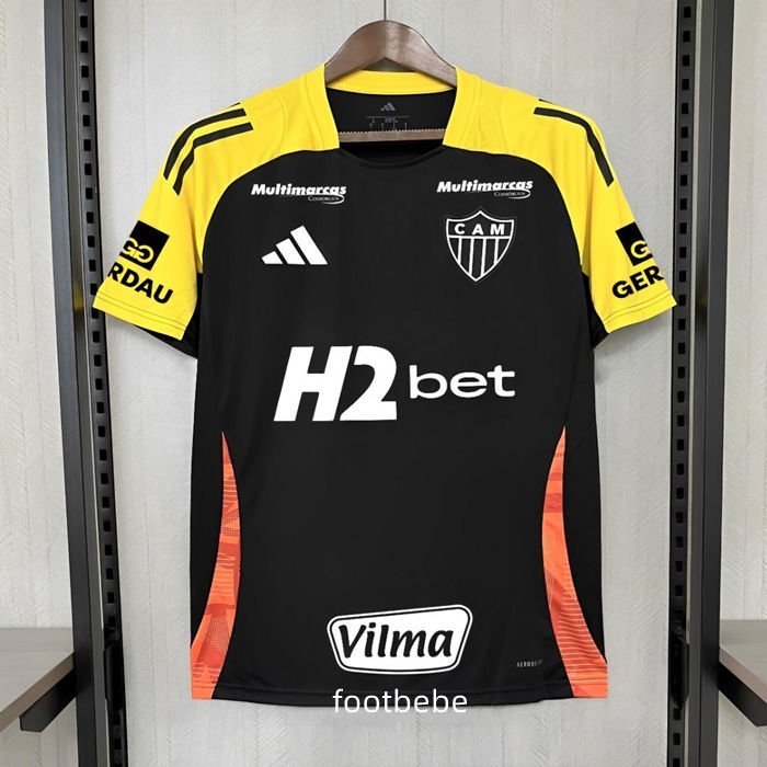 Maillot Atlético Mineiro 2025 2026 entraînement noir Avec parrainage
