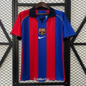 Maillot Barcelone Vintage 2001 2002 domicile
