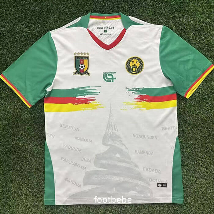 Maillot Cameroun 2025 2026 Blanc