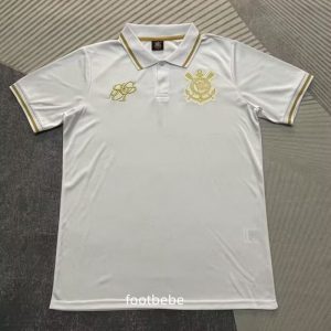 Maillot Corinthians 2025 2026 Polo Blanc