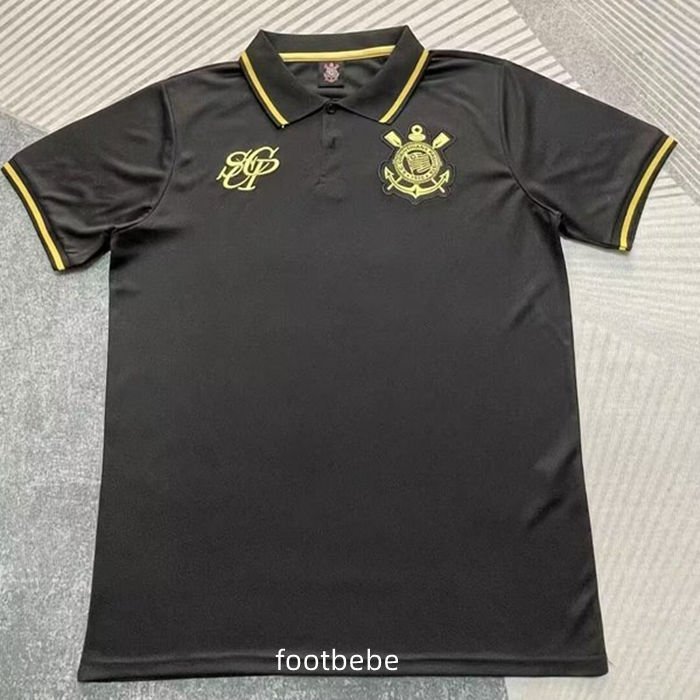 Maillot Corinthians 2025 2026 Polo noir